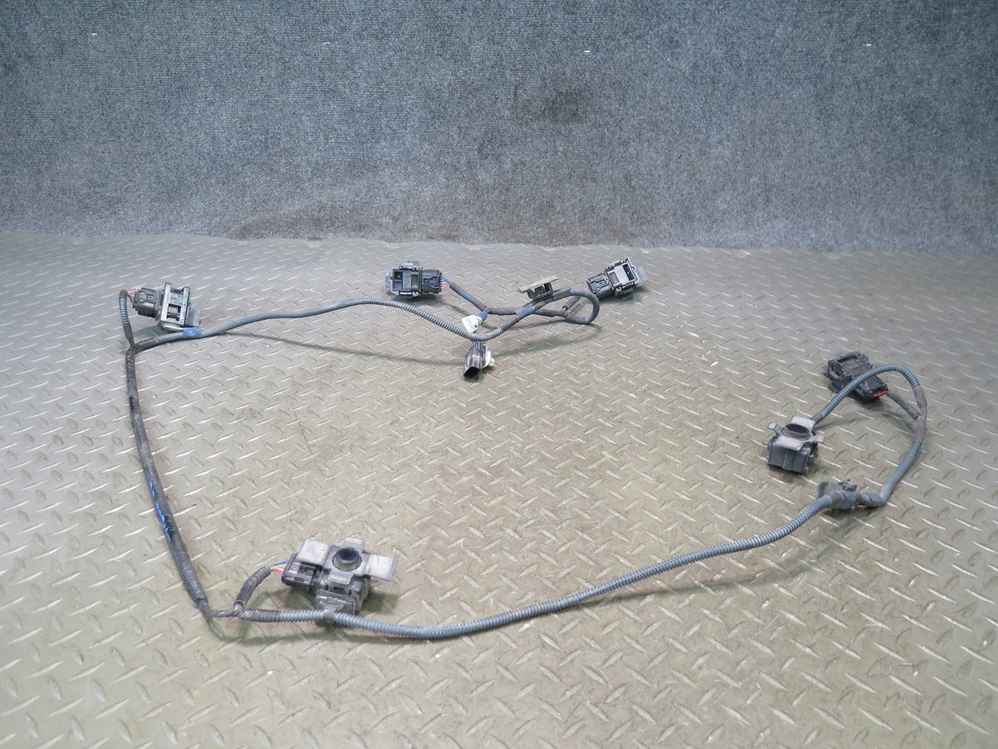 2010 Lexus UVF46L LS600h Front Bumper Parking Distance Sensor Wiring Set OEM