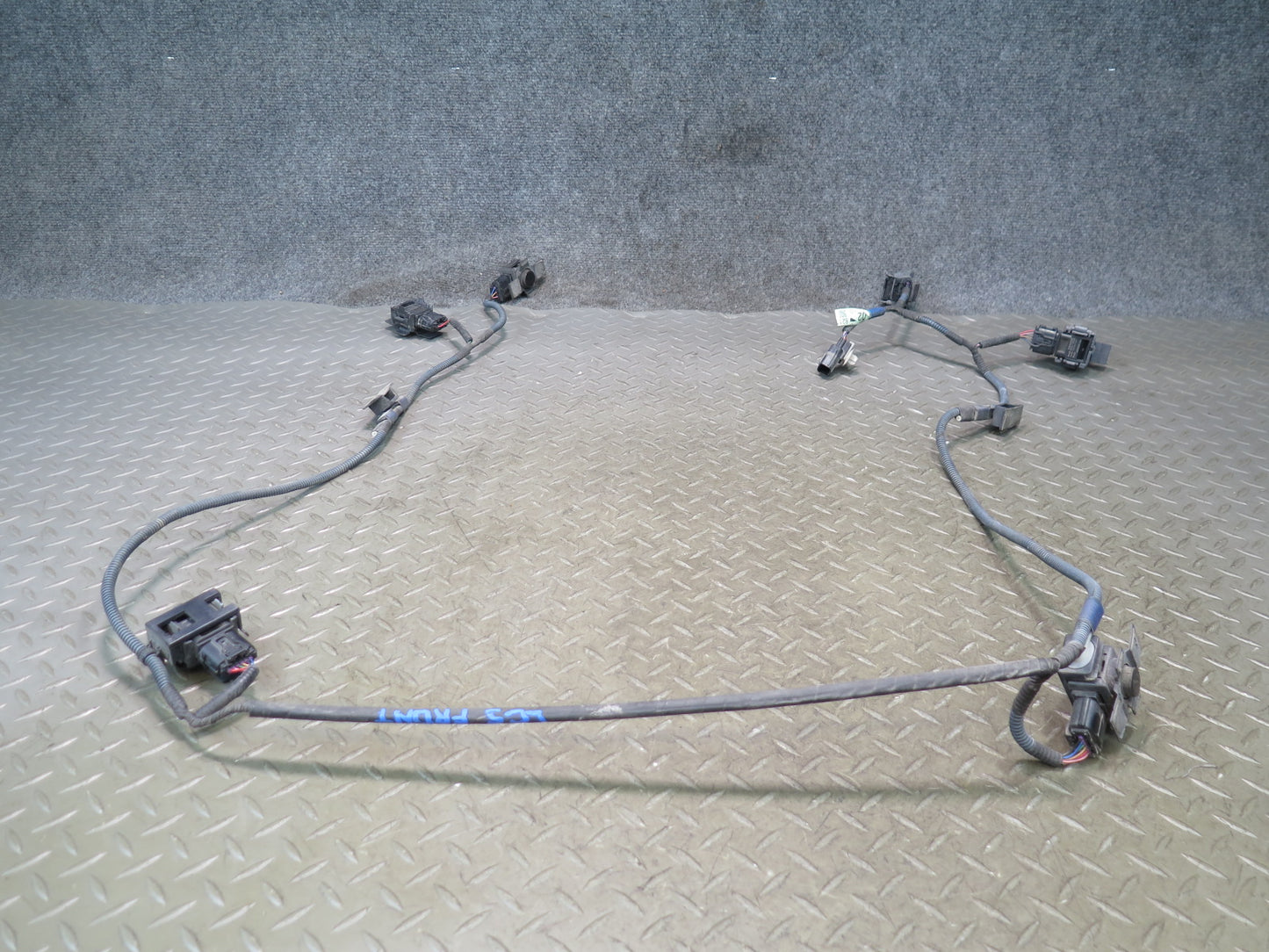 2010 Lexus UVF46L LS600h Front Bumper Parking Distance Sensor Wiring Set OEM