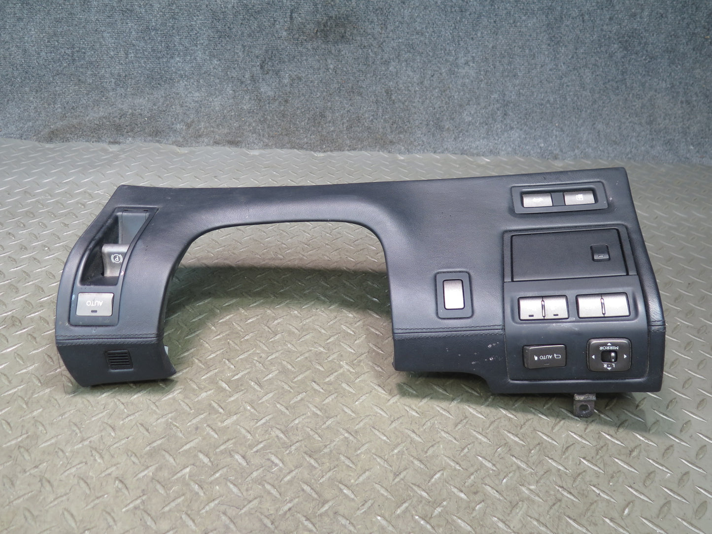 08-12 Lexus UVF46L LS600h Dash Front Left Lower Knee Trim Cover Panel w Switches