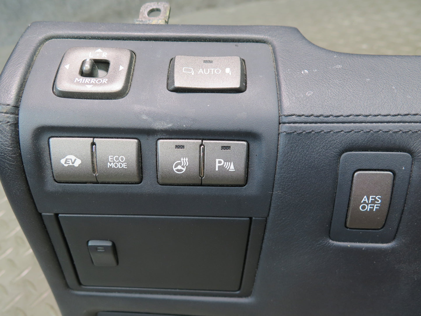 08-12 Lexus UVF46L LS600h Dash Front Left Lower Knee Trim Cover Panel w Switches