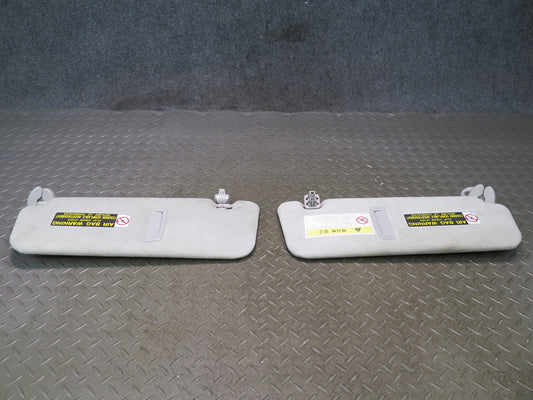 10-12 Lexus UVF46L LS600h Set of 2 Front Left & Right Sun Visor OEM