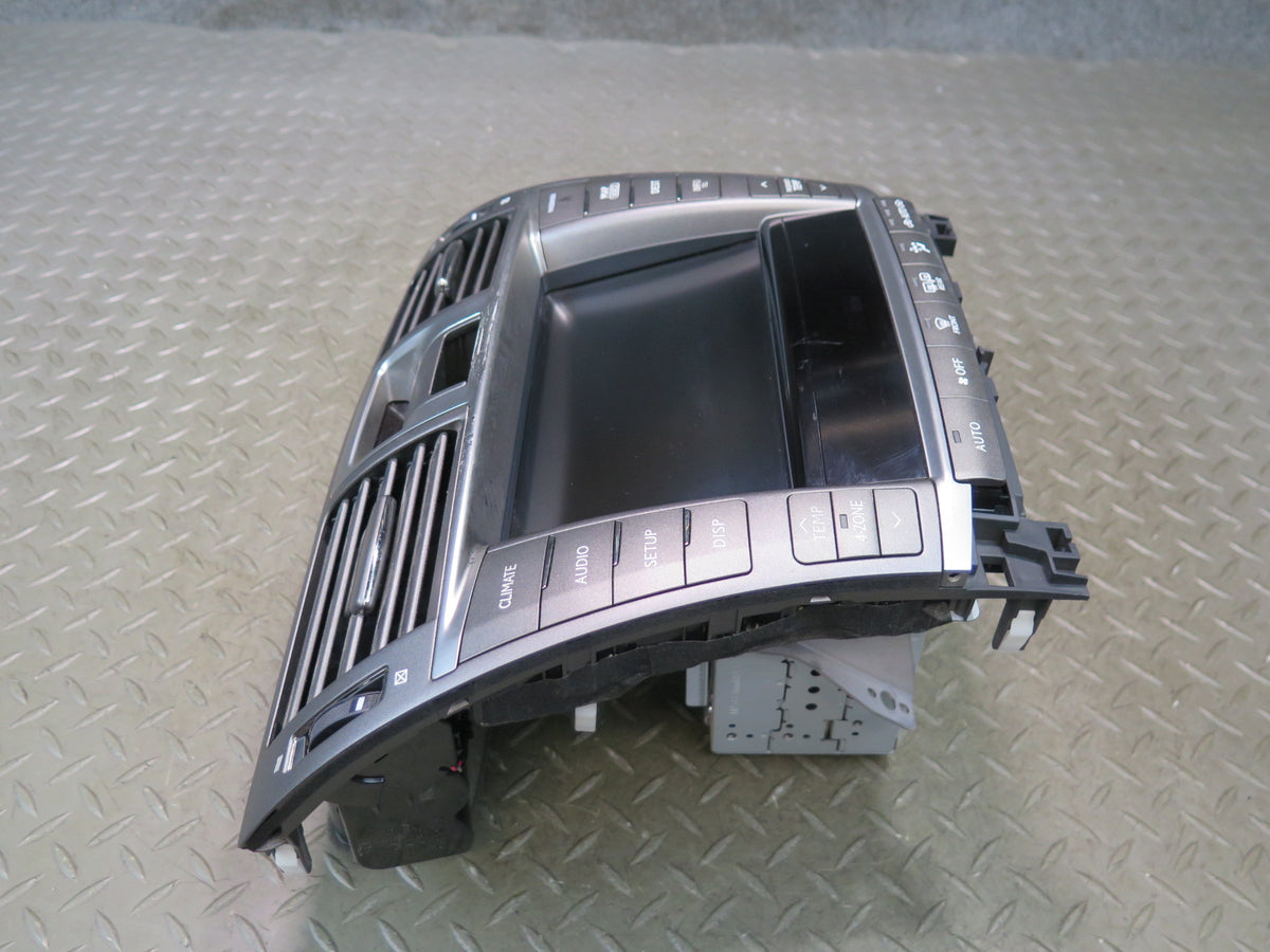 10-12 Lexus UVF46L LS600h Dash Display Radio Navi Climate Multimedia Switch OEM