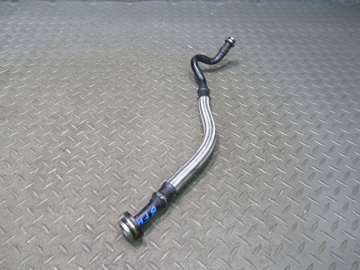 97-98 BMW E39 540i M62 Set of 2 Engine Oil Cooler Hose Pipe Line OEM