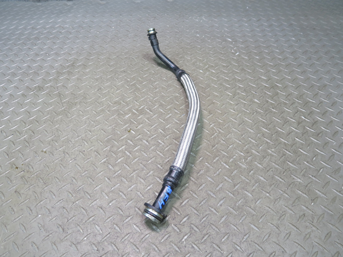 97-98 BMW E39 540i M62 Set of 2 Engine Oil Cooler Hose Pipe Line OEM