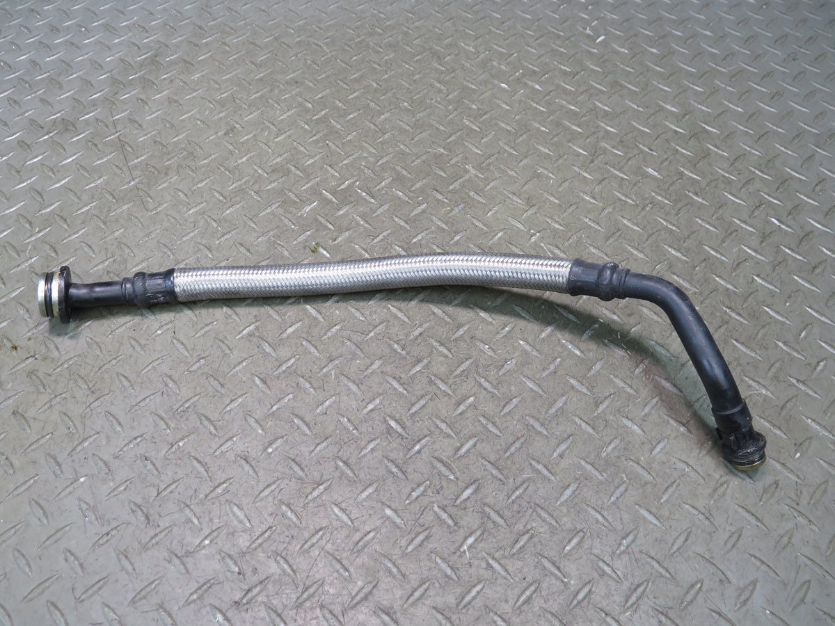 97-98 BMW E39 540i M62 Set of 2 Engine Oil Cooler Hose Pipe Line OEM