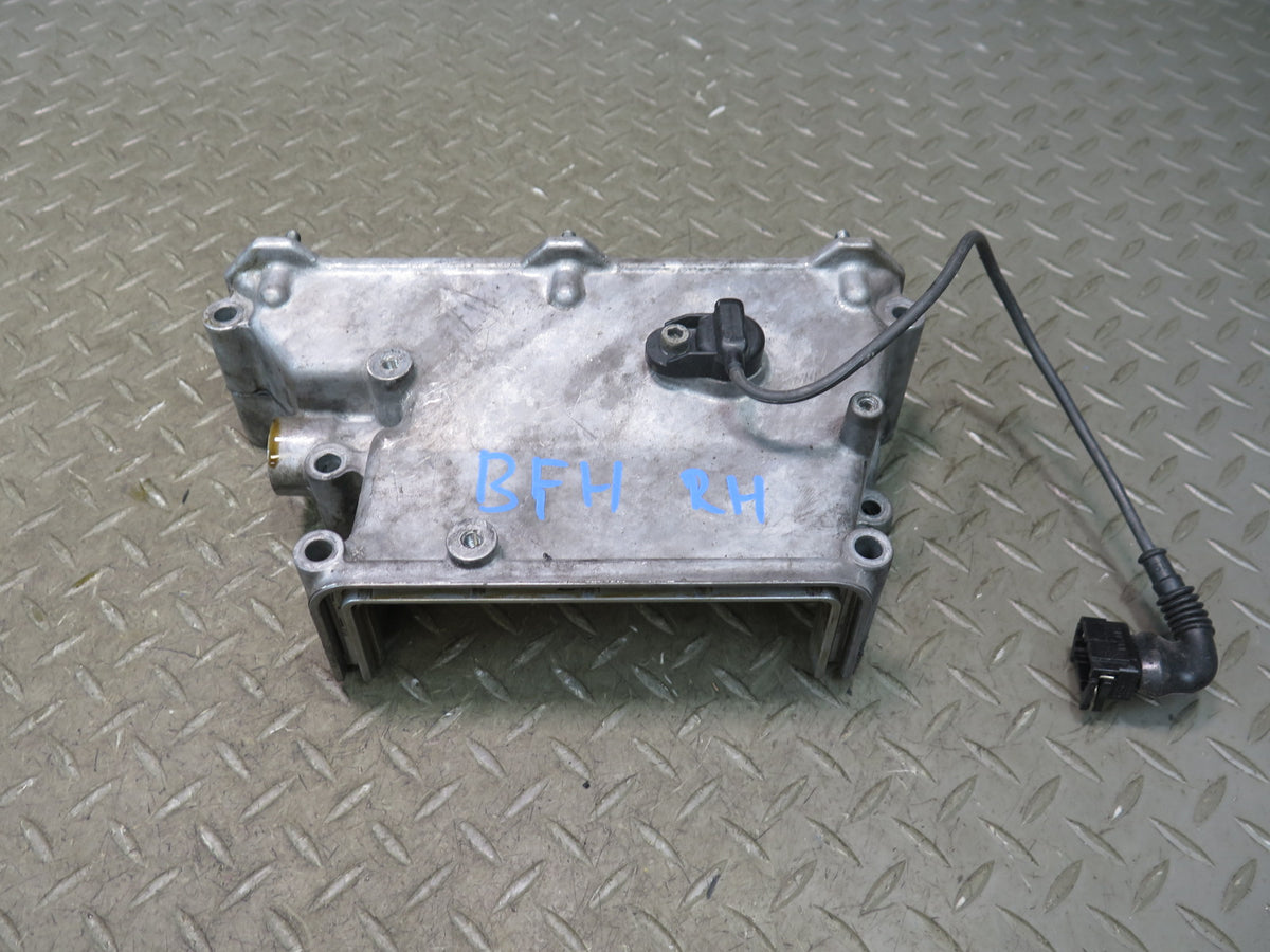 97-98 BMW E39 540i M62 Set of 2 Engine Timing Chain Cover Plate OEM