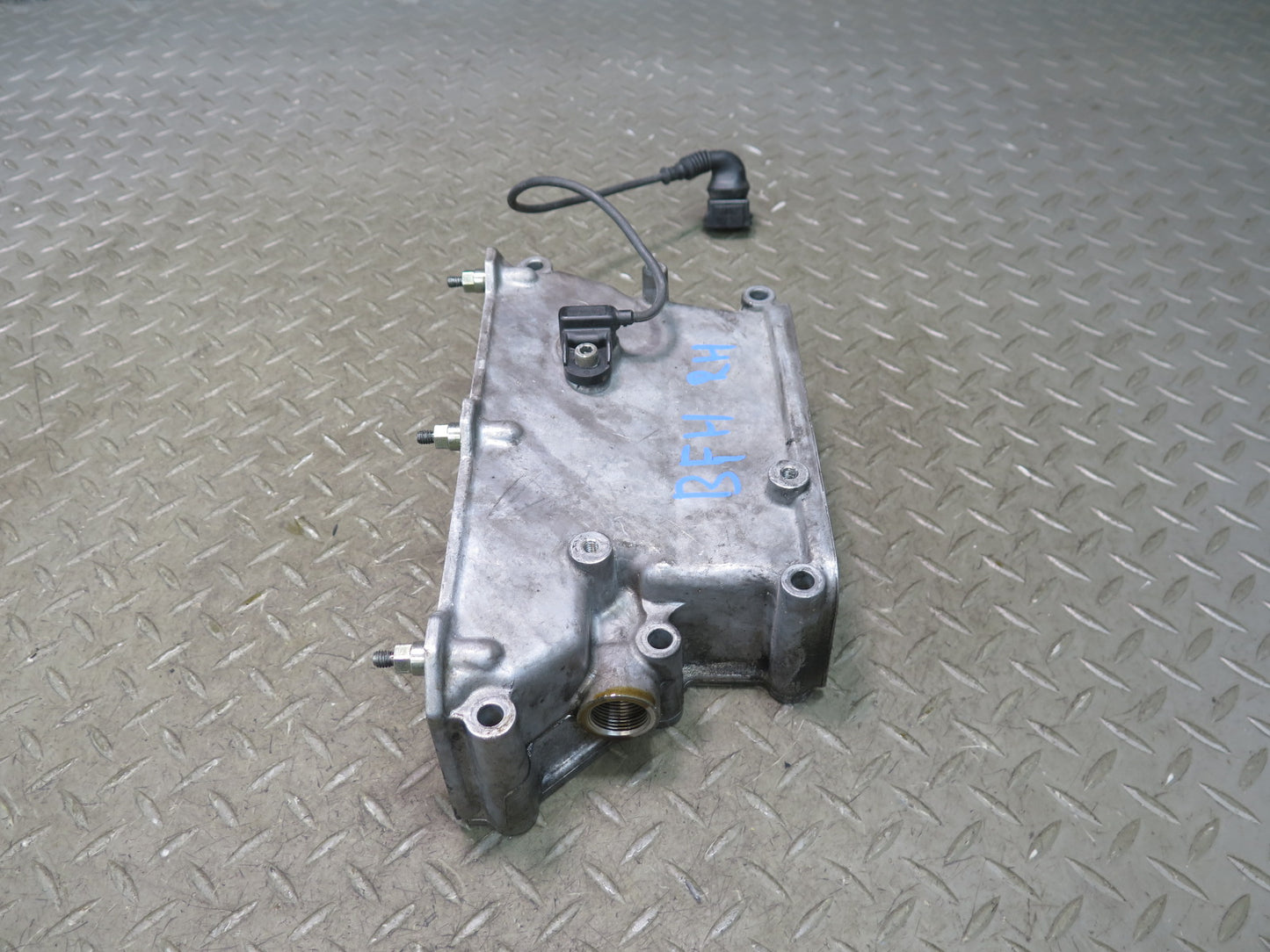 97-98 BMW E39 540i M62 Set of 2 Engine Timing Chain Cover Plate OEM