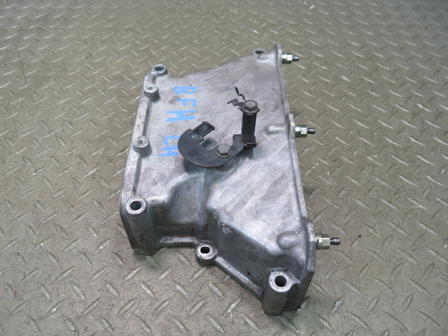 97-98 BMW E39 540i M62 Set of 2 Engine Timing Chain Cover Plate OEM