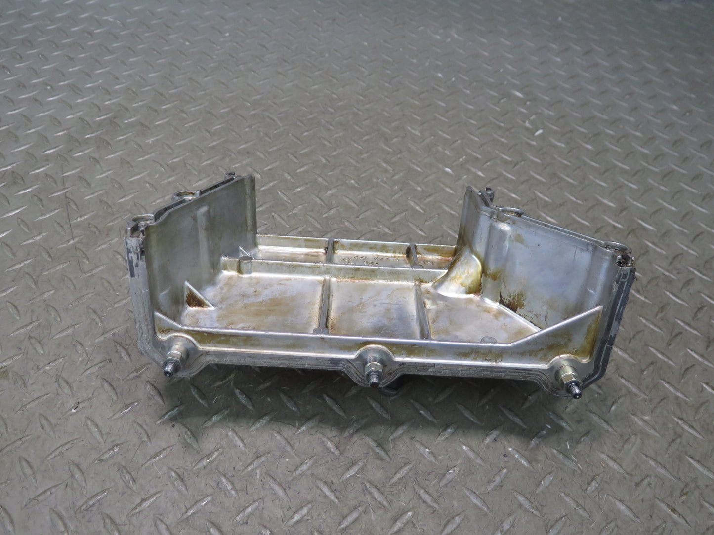 97-98 BMW E39 540i M62 Set of 2 Engine Timing Chain Cover Plate OEM