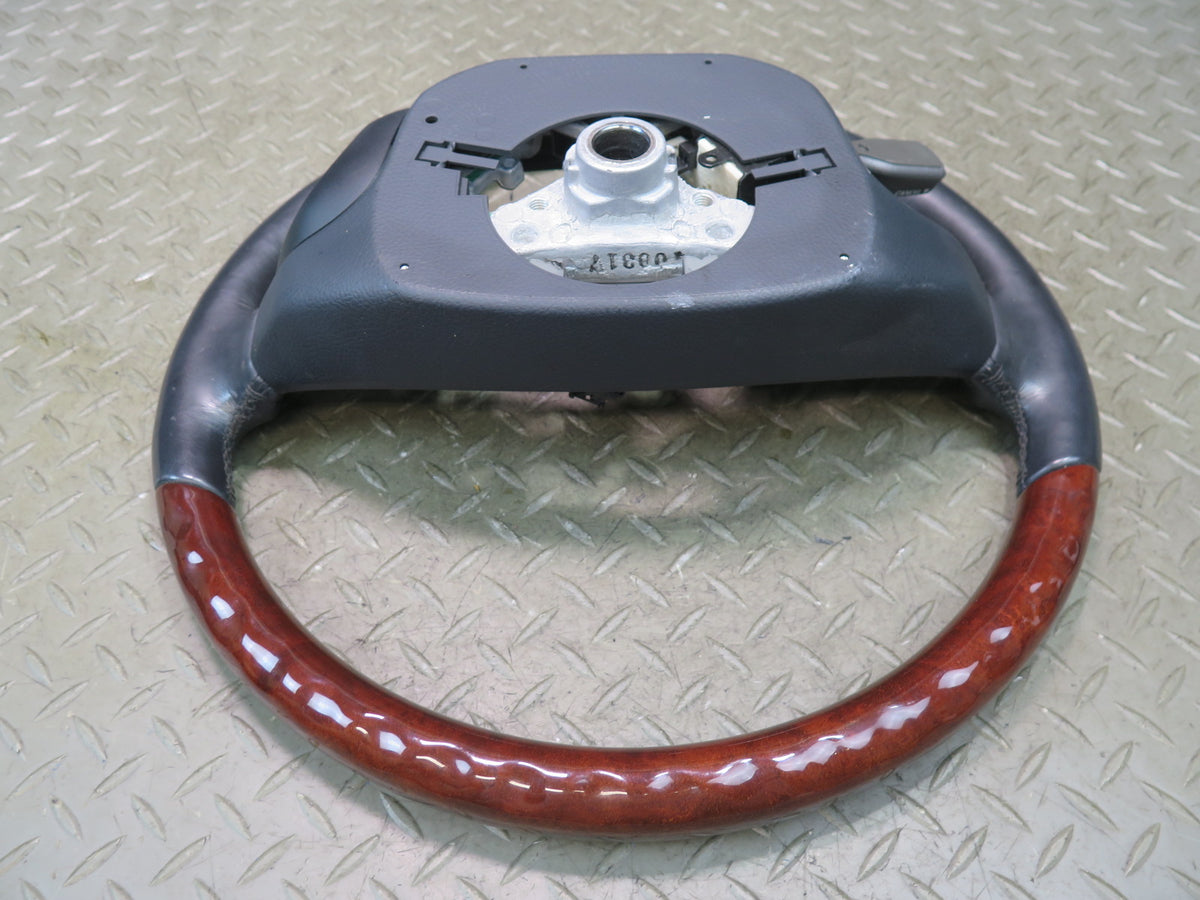 08-12 Lexus UVF46L LS600h Leather Wood Heated Steering Wheel w Controls OEM