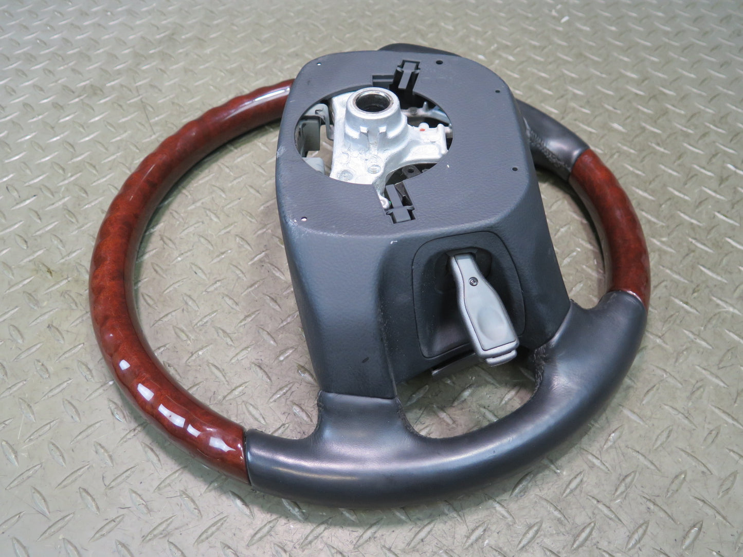 08-12 Lexus UVF46L LS600h Leather Wood Heated Steering Wheel w Controls OEM