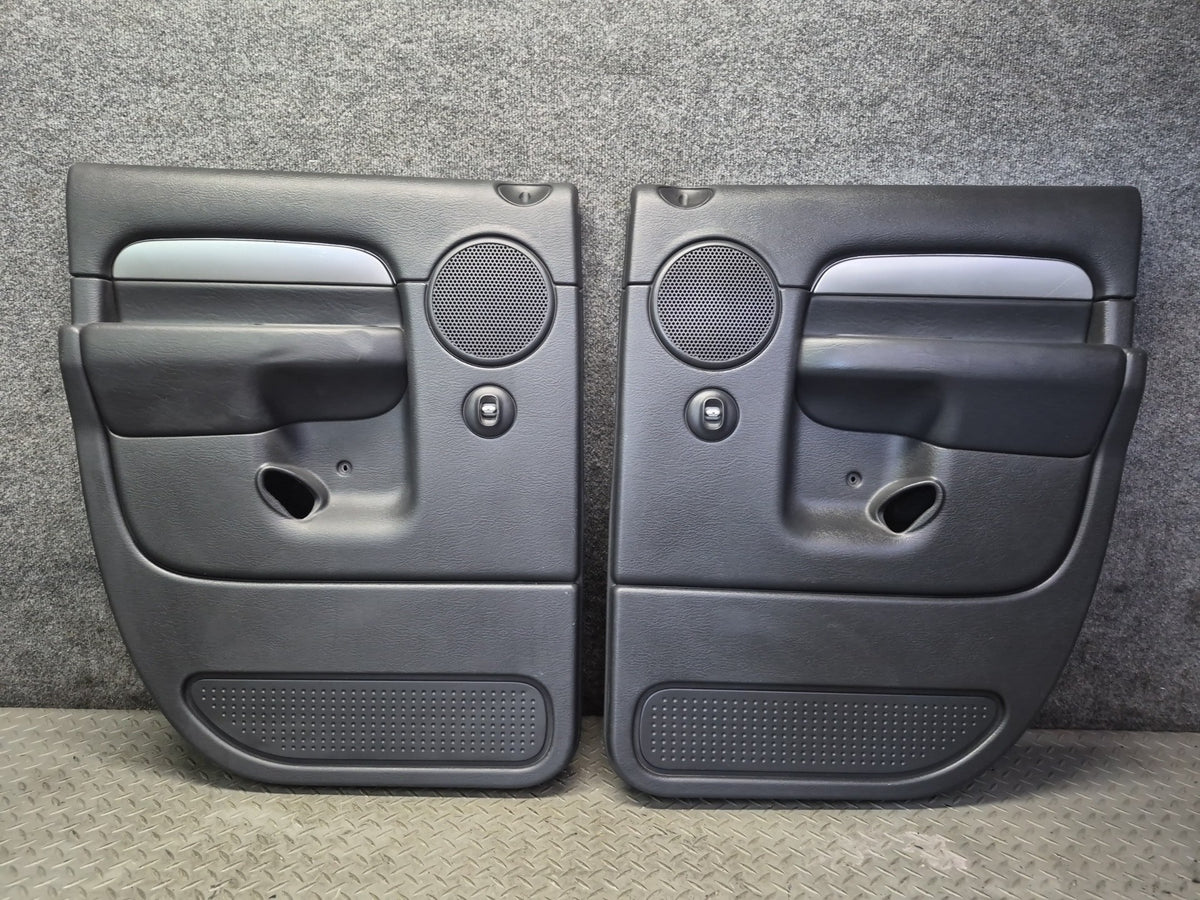 02-05 Dodge RAM 1500 DR Crew CAB Rear Door Interior Trim Cover Panel Set OEM