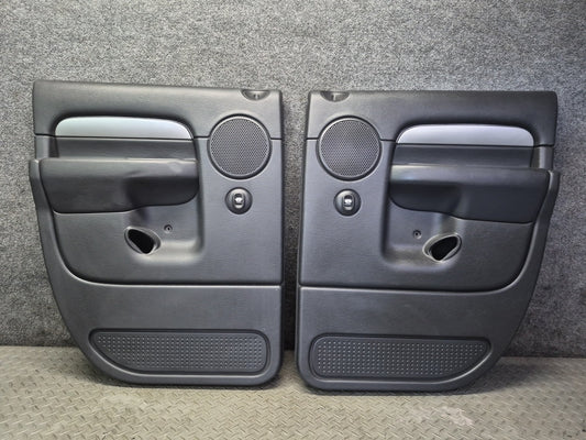 02-05 Dodge RAM 1500 DR Crew CAB Rear Door Interior Trim Cover Panel Set OEM