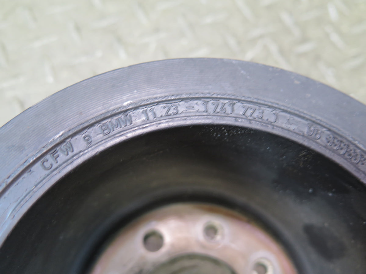 97-03 BMW E39 540i M62 Engine Crankshaft Vibration Damper Pulley 1741773 OEM