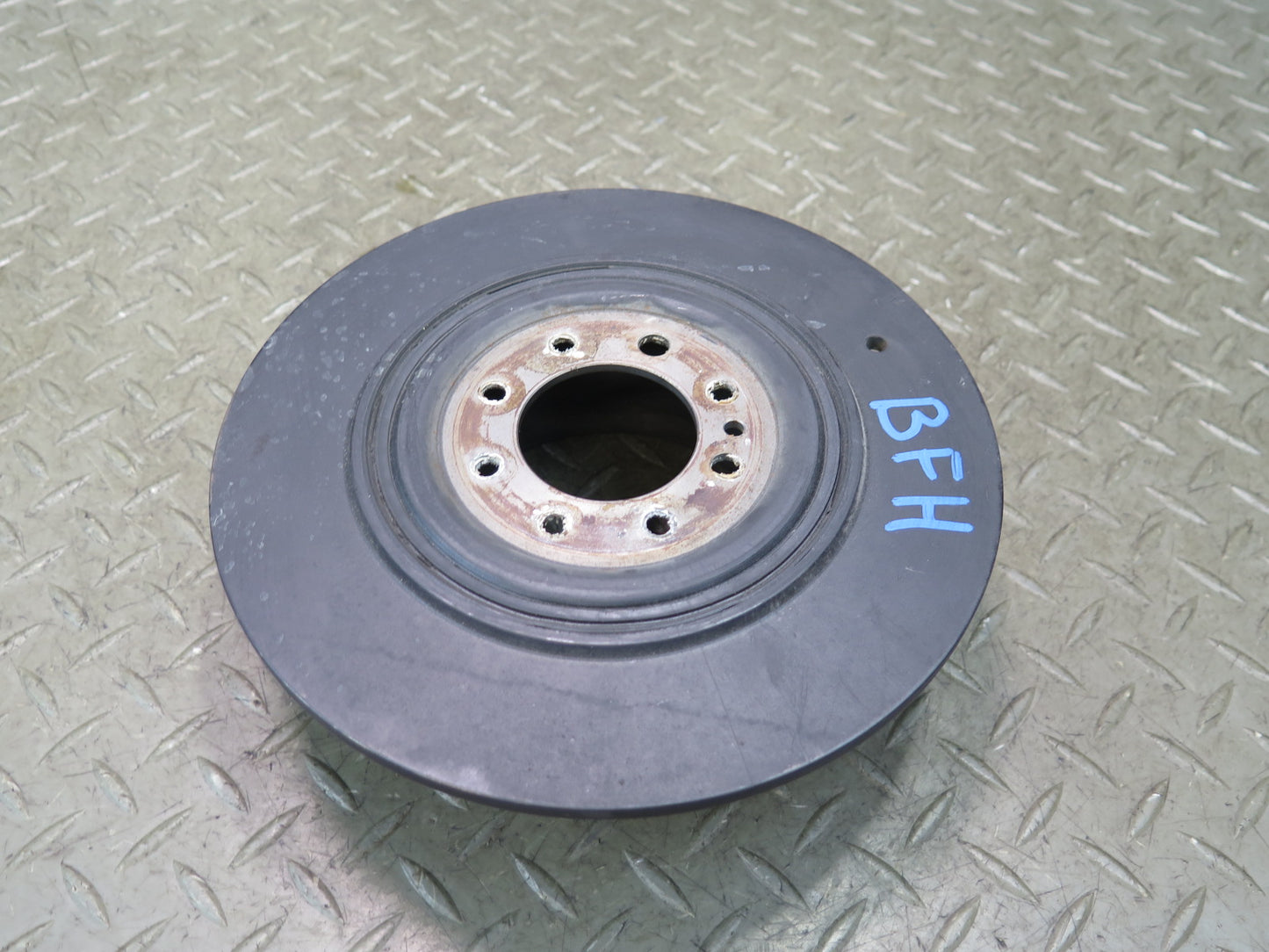 97-03 BMW E39 540i M62 Engine Crankshaft Vibration Damper Pulley 1741773 OEM