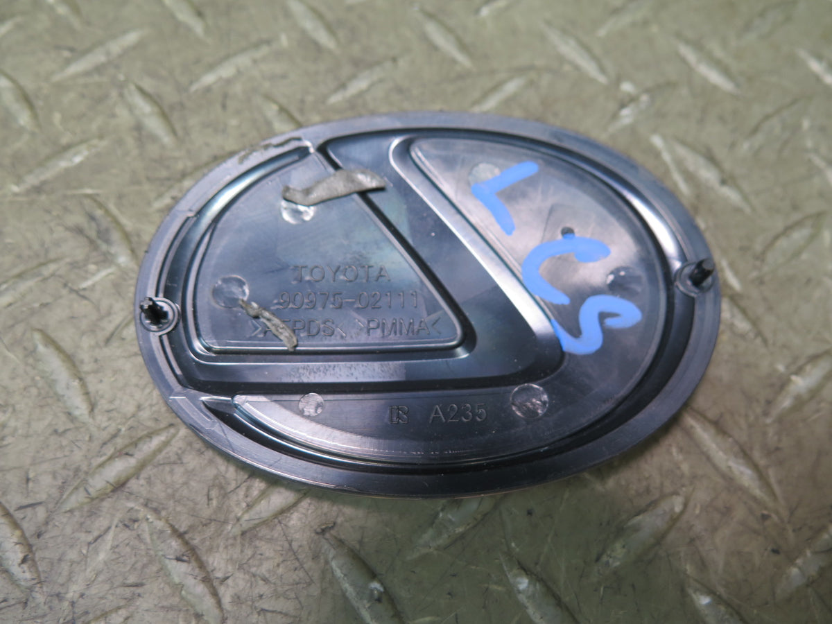 08-12 Lexus UVF46L LS600hL Rear Trunk Lid Emblem Logo Badge Symbol Set OEM