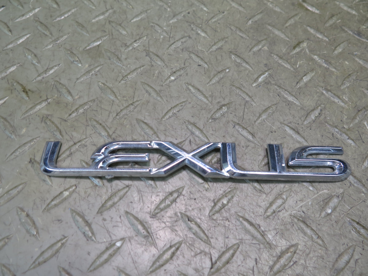 08-12 Lexus UVF46L LS600hL Rear Trunk Lid Emblem Logo Badge Symbol Set OEM