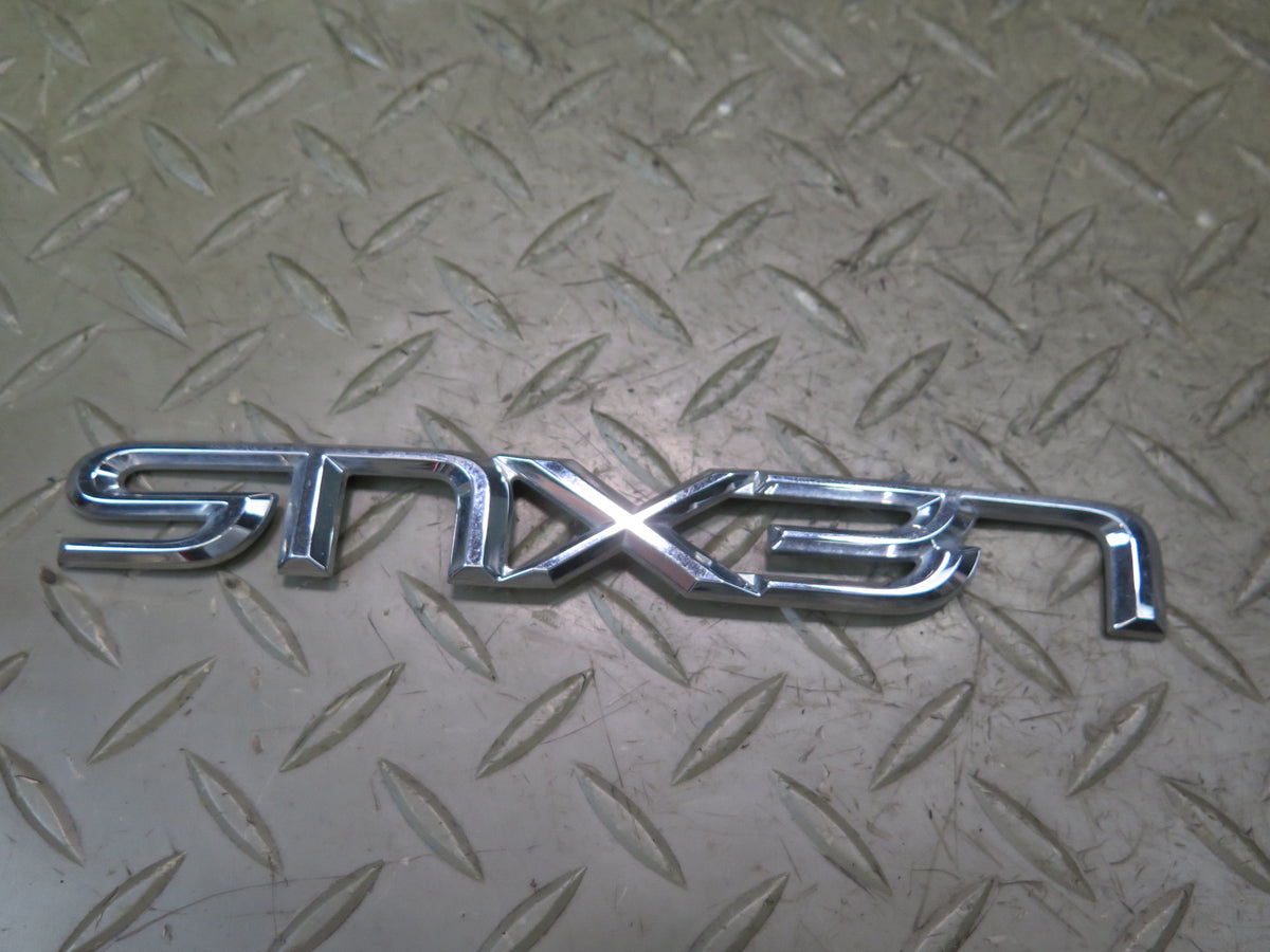 08-12 Lexus UVF46L LS600hL Rear Trunk Lid Emblem Logo Badge Symbol Set OEM