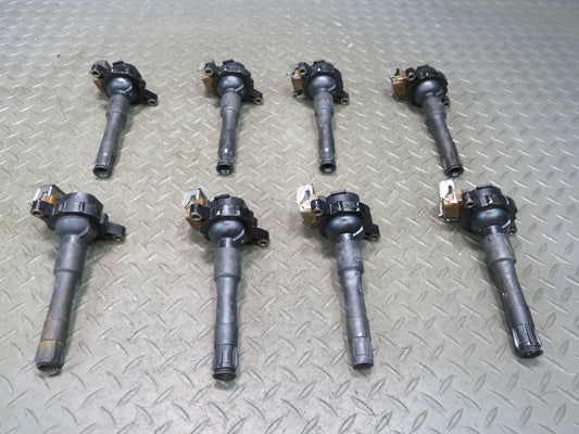 97-03 BMW E39 540i M62 4.4L Set of 8 Engine Ignition Coil 1748017 OEM