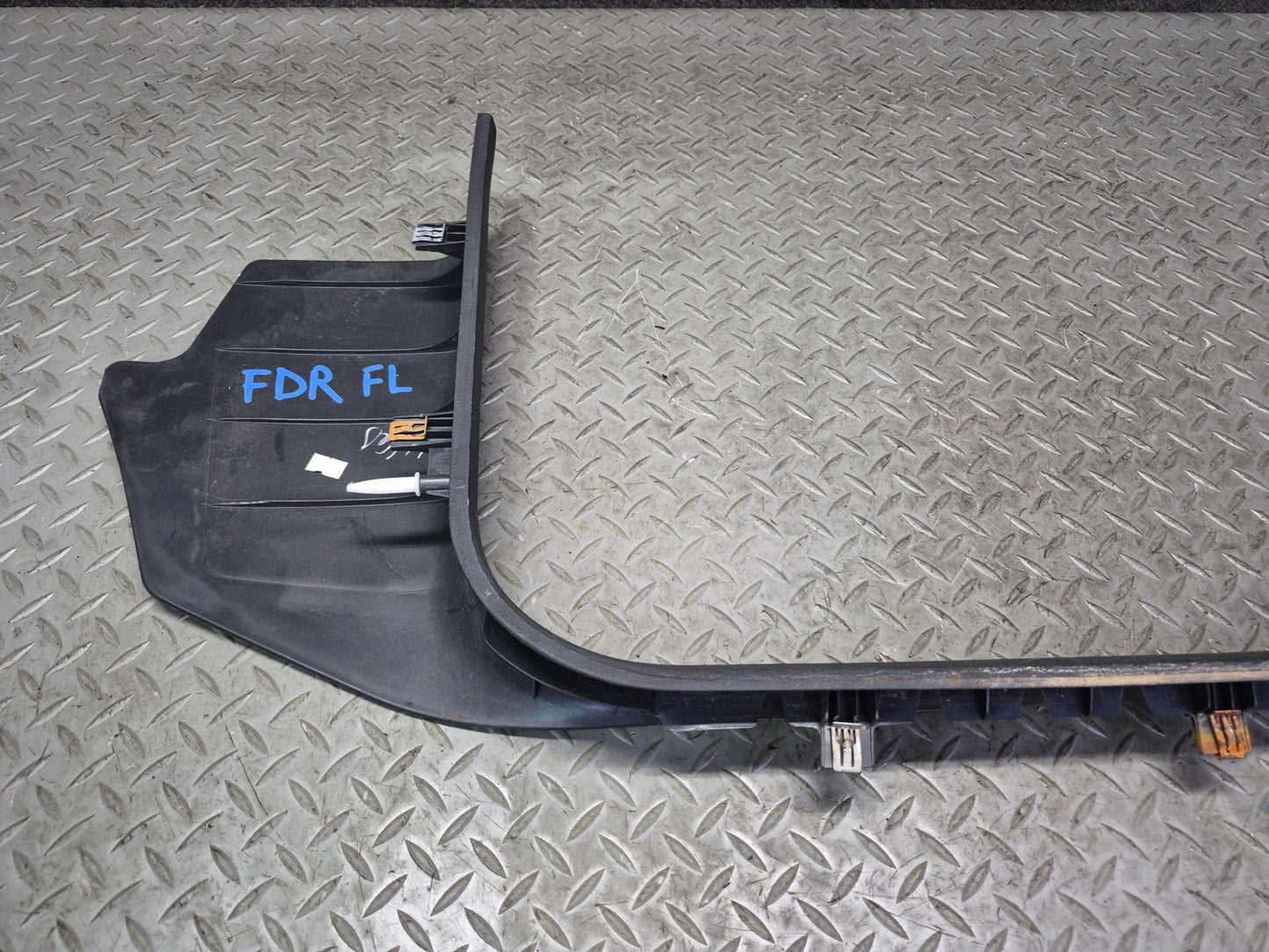 02-05 Dodge RAM 1500 DR Crew CAB Set of 2 Front Kick Trim Cover Panel Black OEM