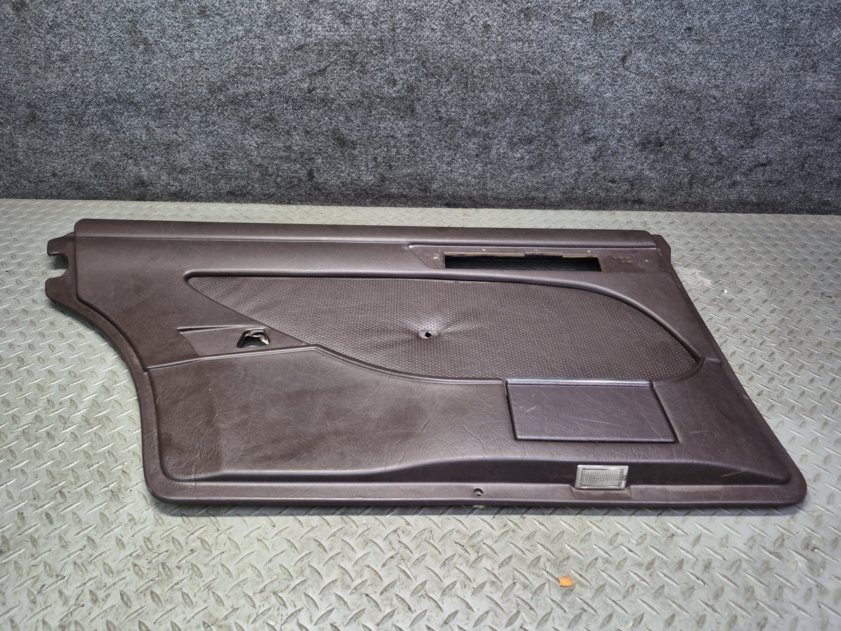 86-91 Mercedes W126 560SEL Sedan Set of 2 Rear Door Interior Trim Panel OEM