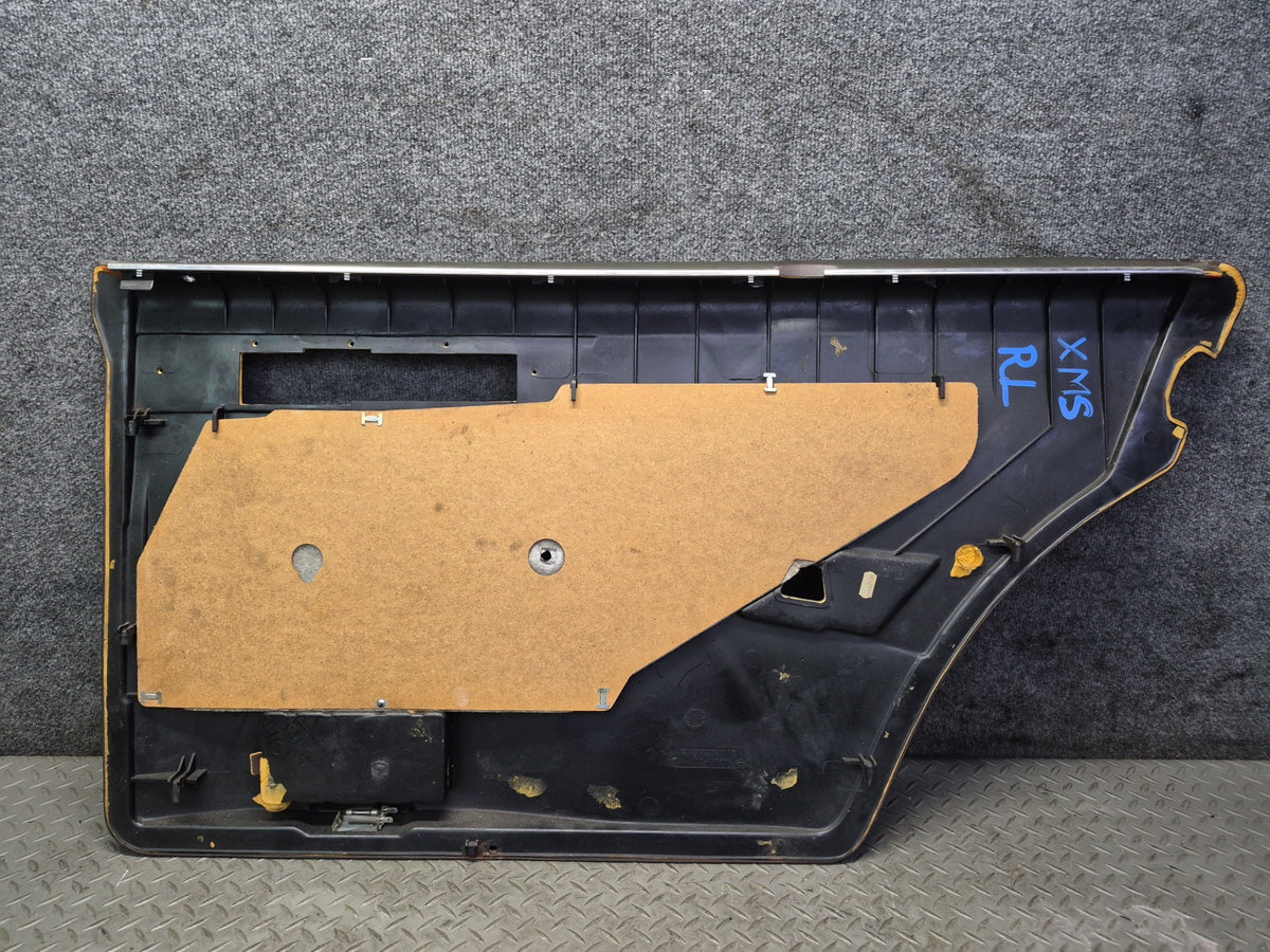 86-91 Mercedes W126 560SEL Sedan Set of 2 Rear Door Interior Trim Panel OEM