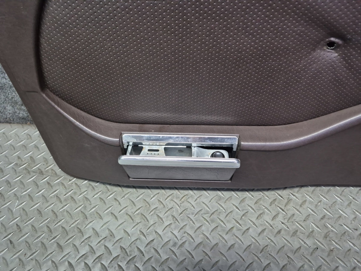 86-91 Mercedes W126 560SEL Sedan Set of 2 Rear Door Interior Trim Panel OEM