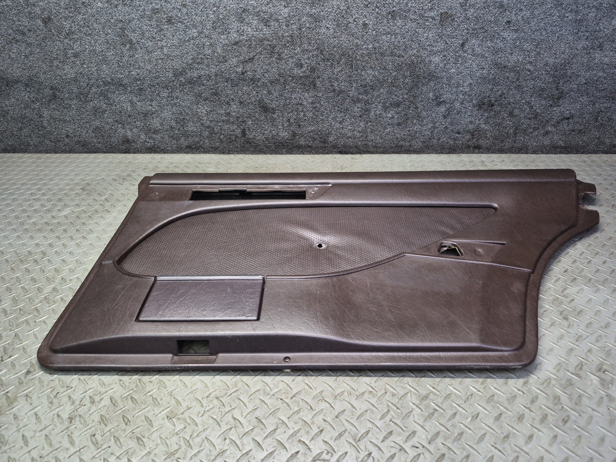 86-91 Mercedes W126 560SEL Sedan Set of 2 Rear Door Interior Trim Panel OEM