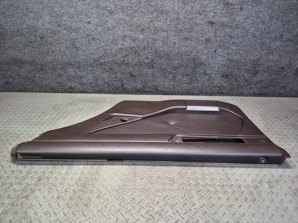 86-91 Mercedes W126 560SEL Sedan Set of 2 Rear Door Interior Trim Panel OEM