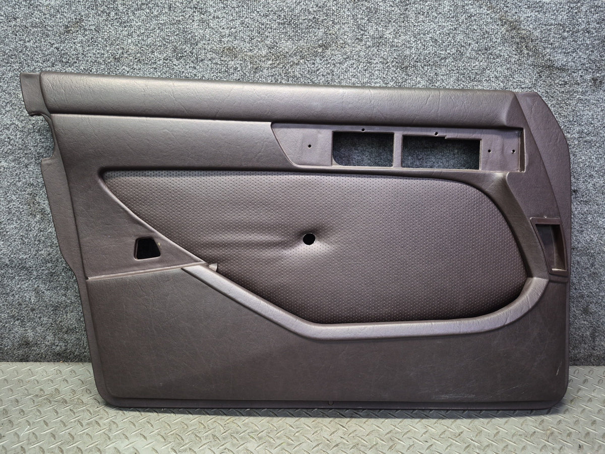 86-91 Mercedes W126 560SEL Sedan Set of 2 Front Door Interior Trim Panel OEM