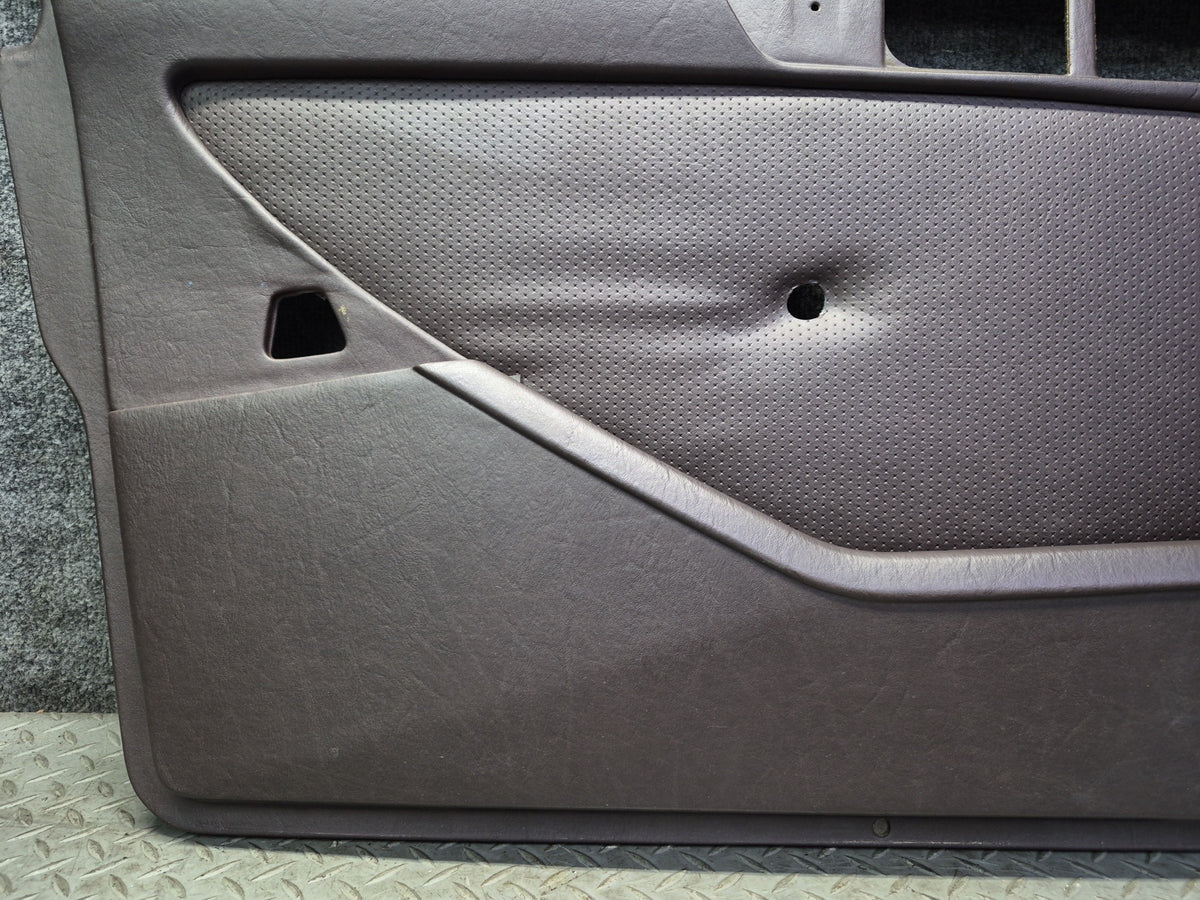 86-91 Mercedes W126 560SEL Sedan Set of 2 Front Door Interior Trim Panel OEM