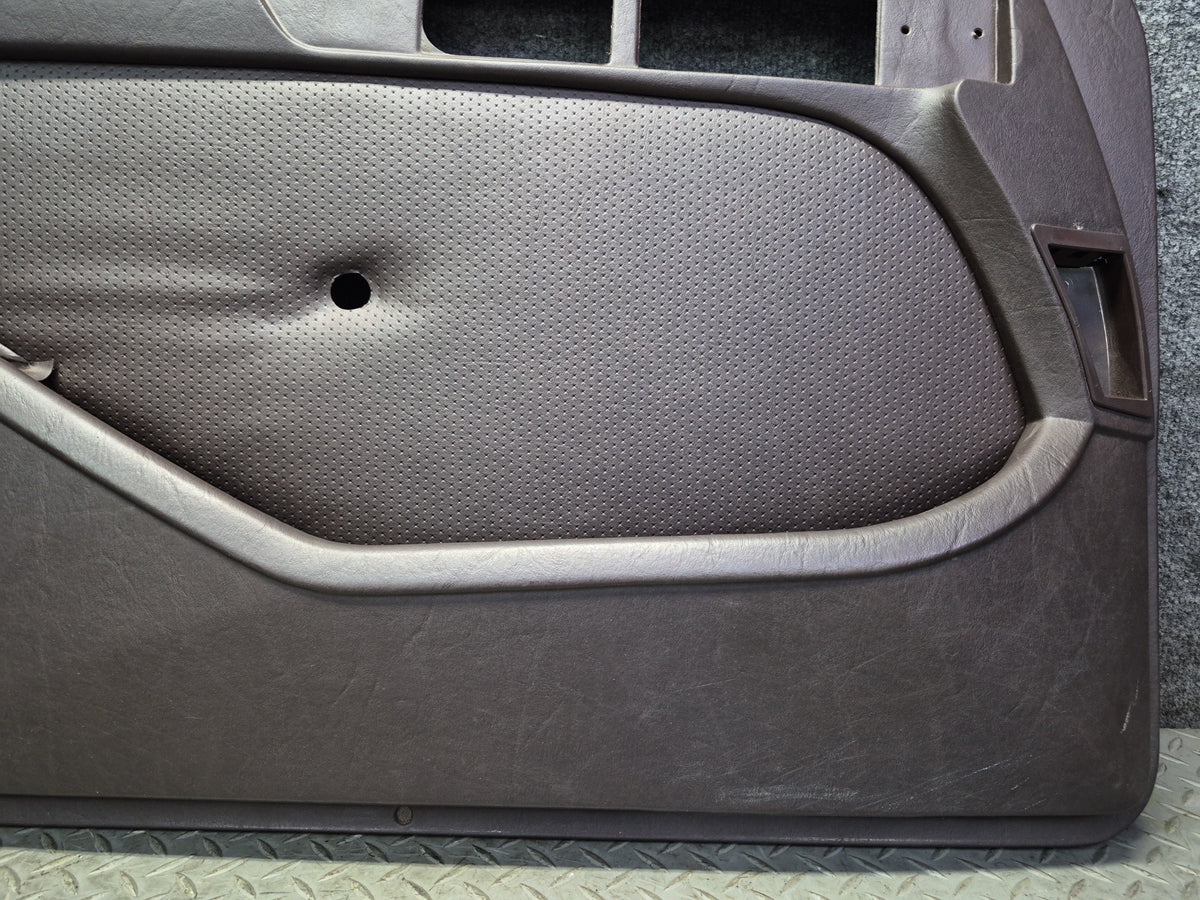 86-91 Mercedes W126 560SEL Sedan Set of 2 Front Door Interior Trim Panel OEM