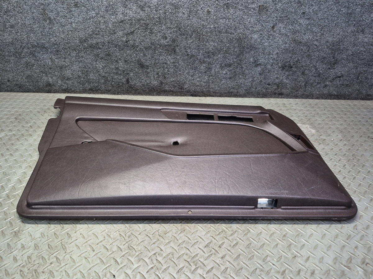 86-91 Mercedes W126 560SEL Sedan Set of 2 Front Door Interior Trim Panel OEM