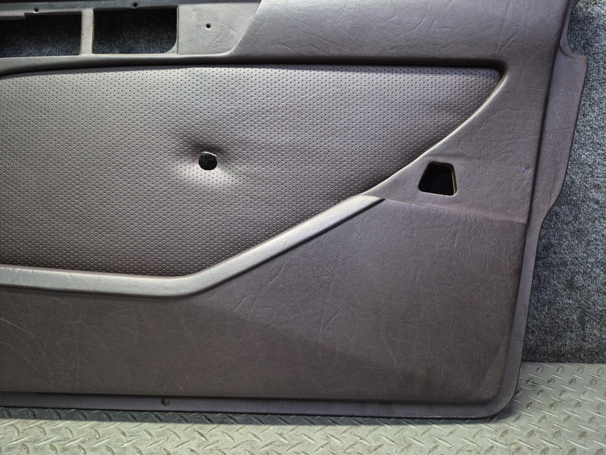 86-91 Mercedes W126 560SEL Sedan Set of 2 Front Door Interior Trim Panel OEM