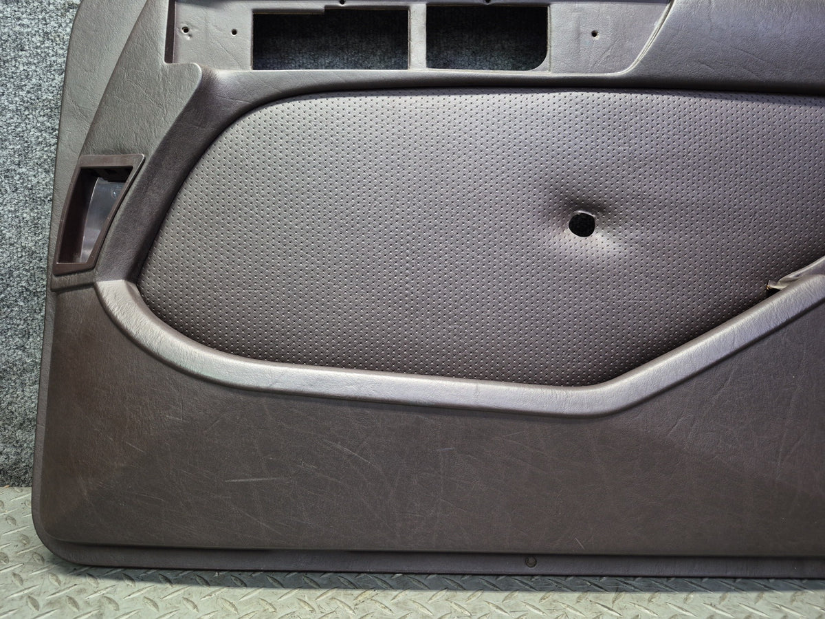 86-91 Mercedes W126 560SEL Sedan Set of 2 Front Door Interior Trim Panel OEM