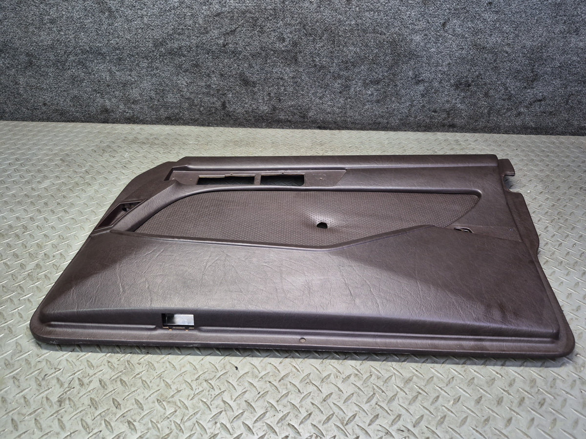 86-91 Mercedes W126 560SEL Sedan Set of 2 Front Door Interior Trim Panel OEM