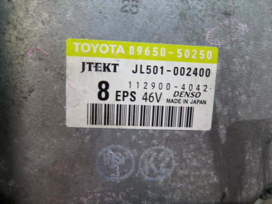 10-11 Lexus UVF46L LS600h Power Steering Control Module 89650-50250 OEM