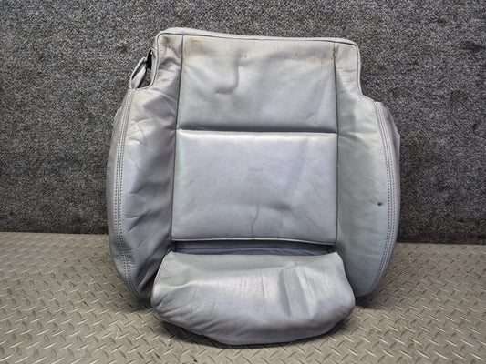 01-06 BMW E46 330ci Conv Front Right Sport Seat Lower Cushion Leather Gray Dmgd