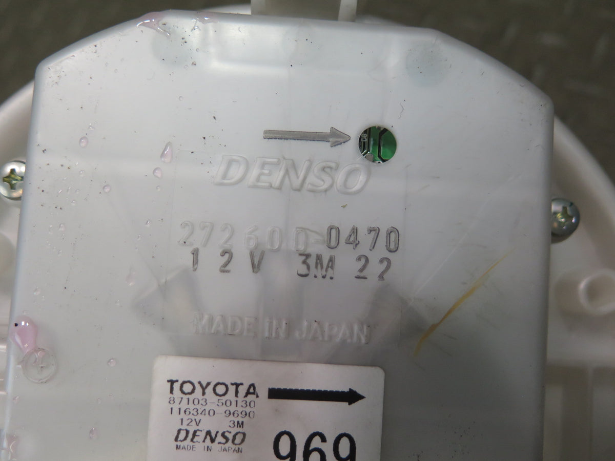 08-11 Lexus UVF46L LS600h Rear A/C Heater Blower Motor Fan 87103-50130 OEM