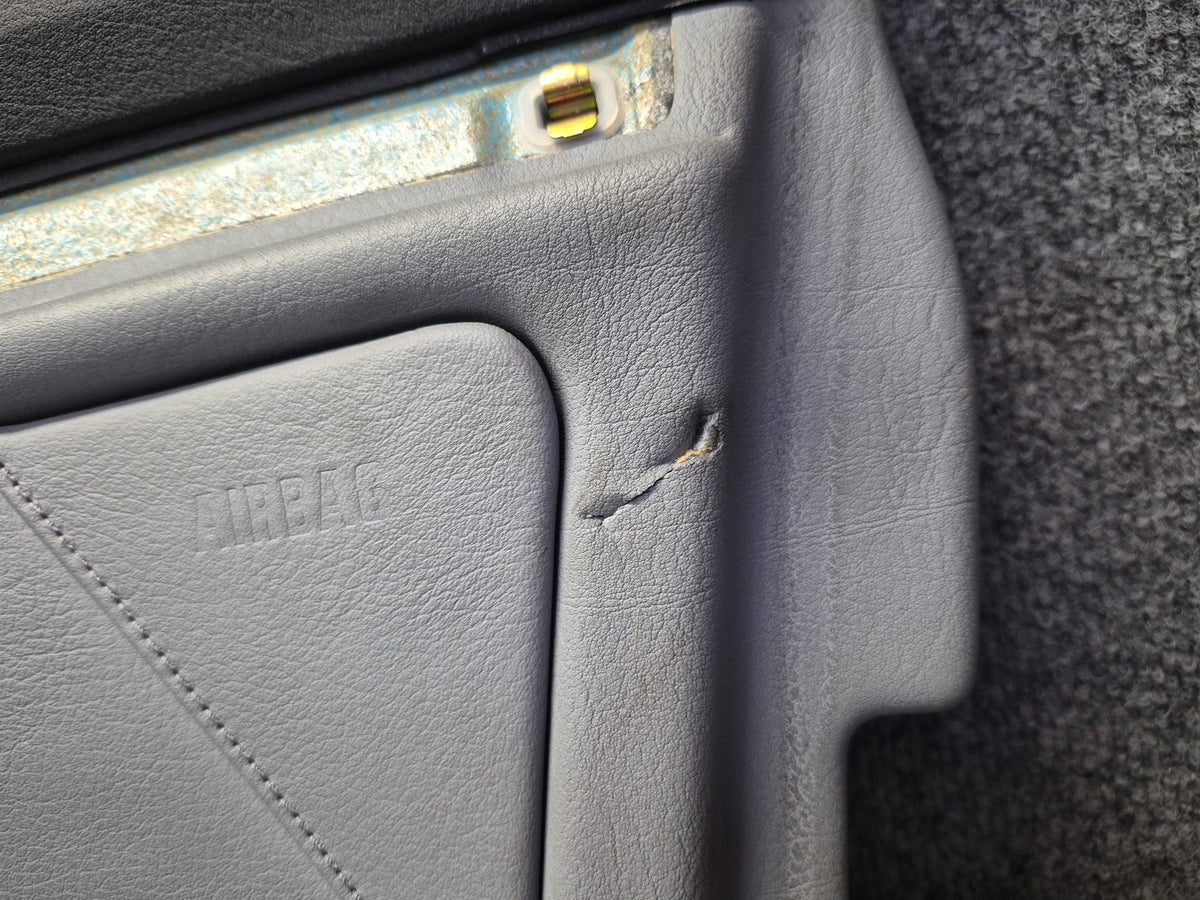 97-03 BMW E39 540i Front Right Passenger Side Interior Door Trim Panel Damaged