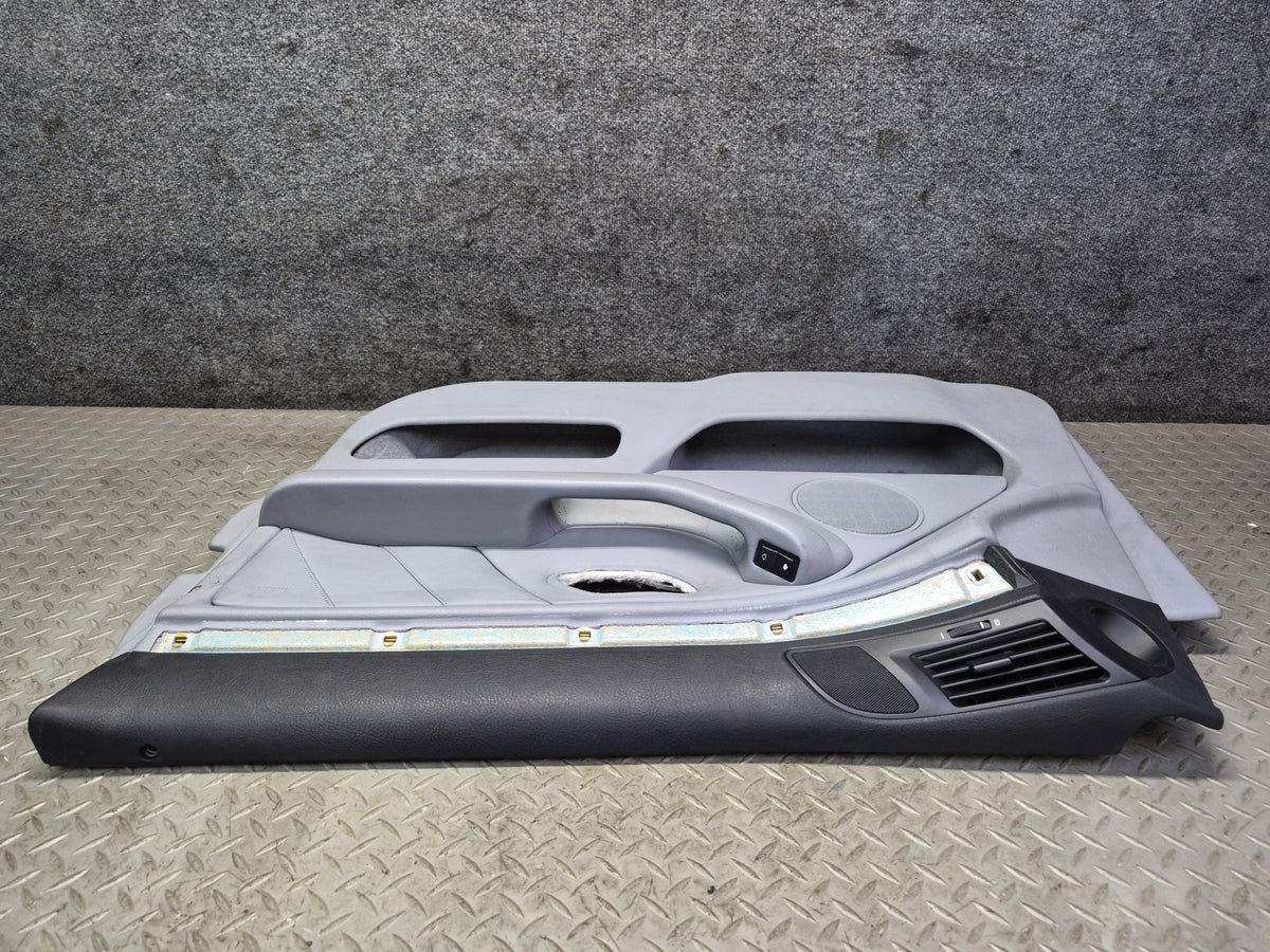 97-03 BMW E39 540i Front Right Passenger Side Interior Door Trim Panel Damaged
