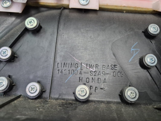 02-03 Honda S2000 Left Door Interior Trim Cover Panel Black w Window Switch Dmgd