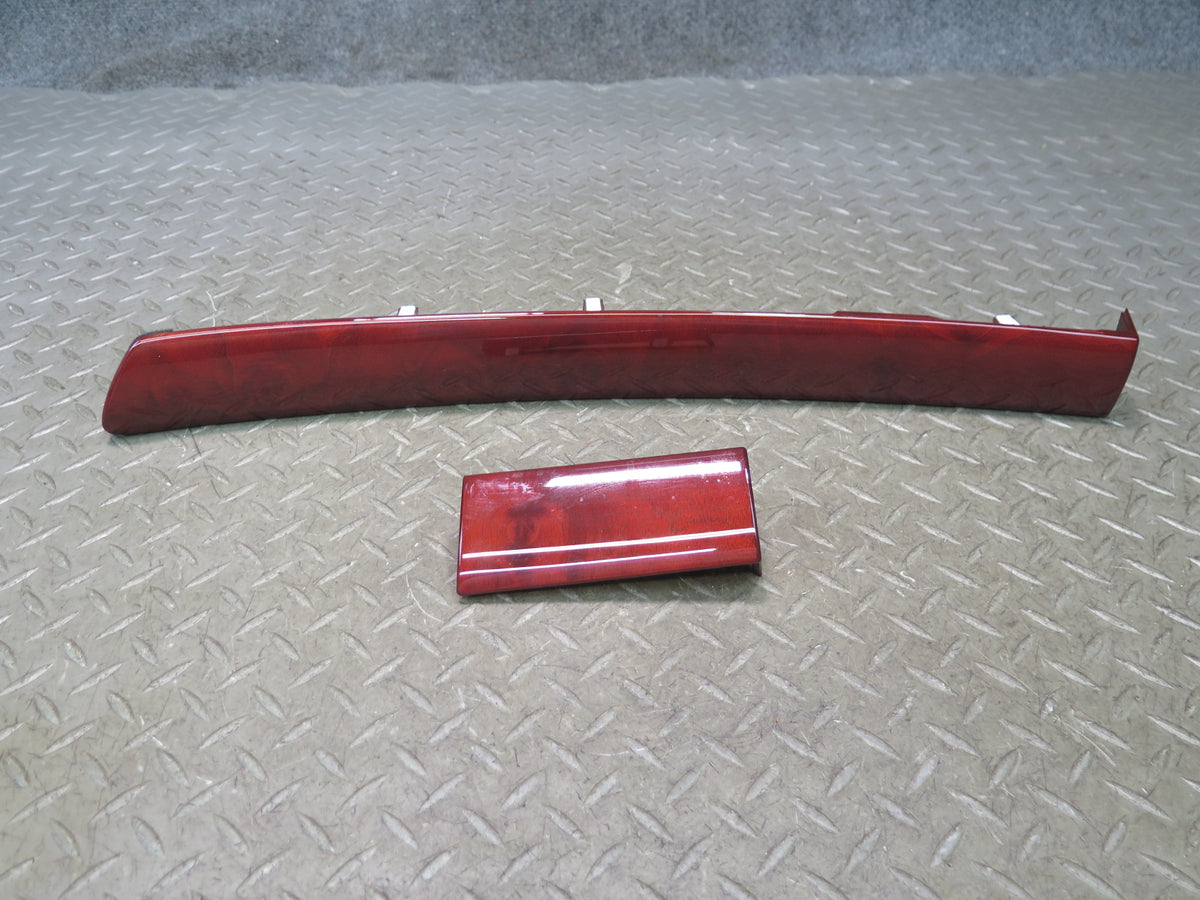 07-12 Lexus UVF46L LS600h LS460 Set of 2 Dash Front Wood Trim Bezel Cover OEM