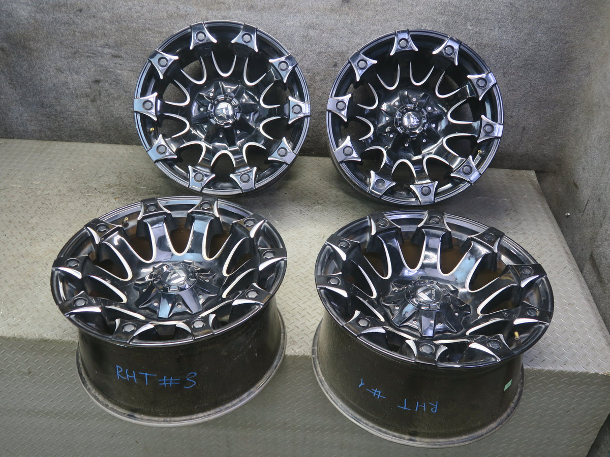 Fuel Alloy R20 20" Wheel Rim 20x10J ET-18 8x165.1 Set of 4