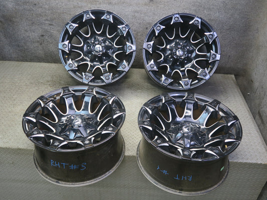 Fuel Alloy R20 20" Wheel Rim 20x10J ET-18 8x165.1 Set of 4
