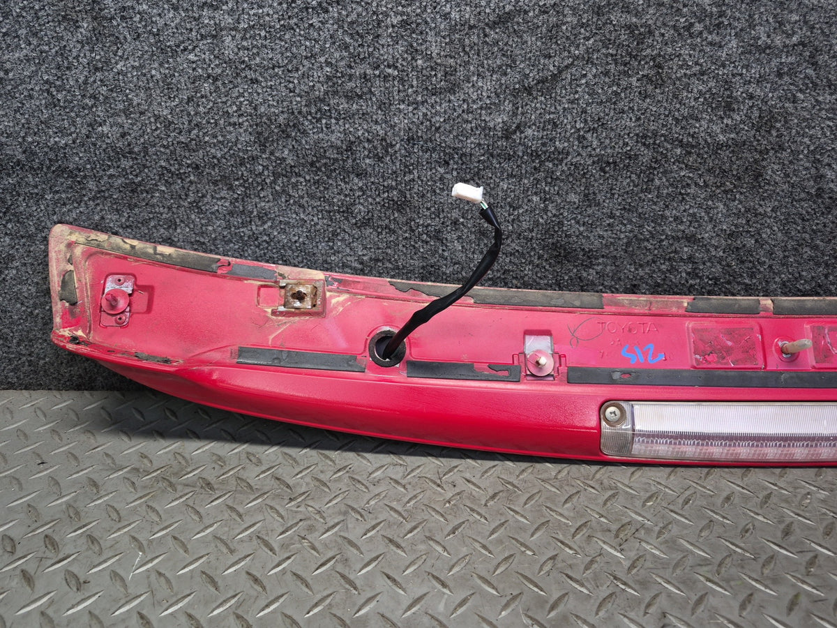 01-05 Lexus JCE10L IS300 Sedan Rear Trunk Lid Spoiler RED w Brake Light OEM