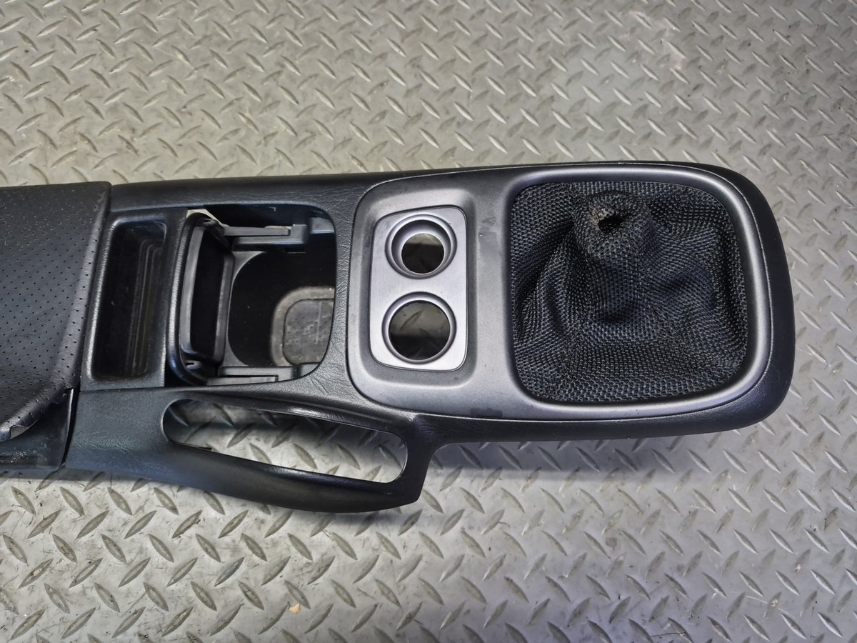 00-03 Honda S2000 MT Center Console Surround Trim Cover Panel Black Damaged