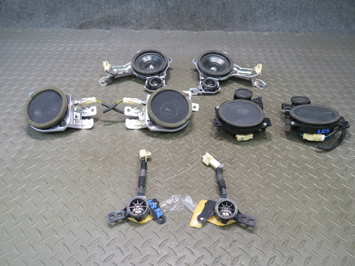08-16 Lexus UVF46L LS600h Set of 8 Mark Levinson Audio Tweeter Speaker OEM