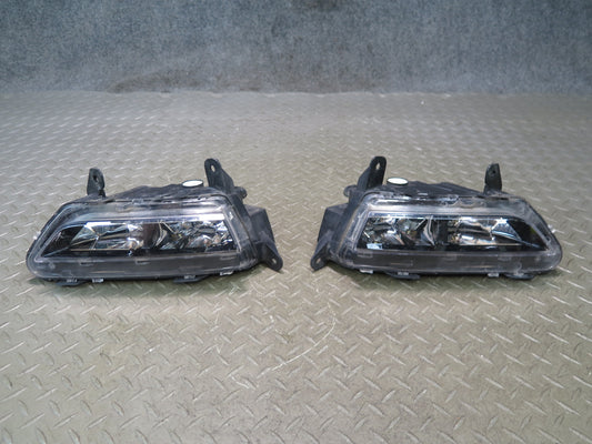 2015-2018 Porsche Macan Front Right & Left Side Bumper Fog Light Lamp Set