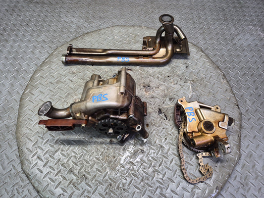 06-10 BMW E64 E63 M6 S85 V10 Engine Vanos Presuure Oil Pump W/ Suction Pipe Set